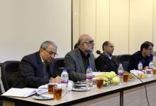 گزارش تصویری از بازدید هیات رئیسه دانشگاه از دانشکده علوم زمین